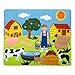 Barn Felt Storyboard w/ Pigs, Cows, Sheep and Cabin