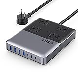 12-in-1 Charging Station USB C Power Strip with 5ft