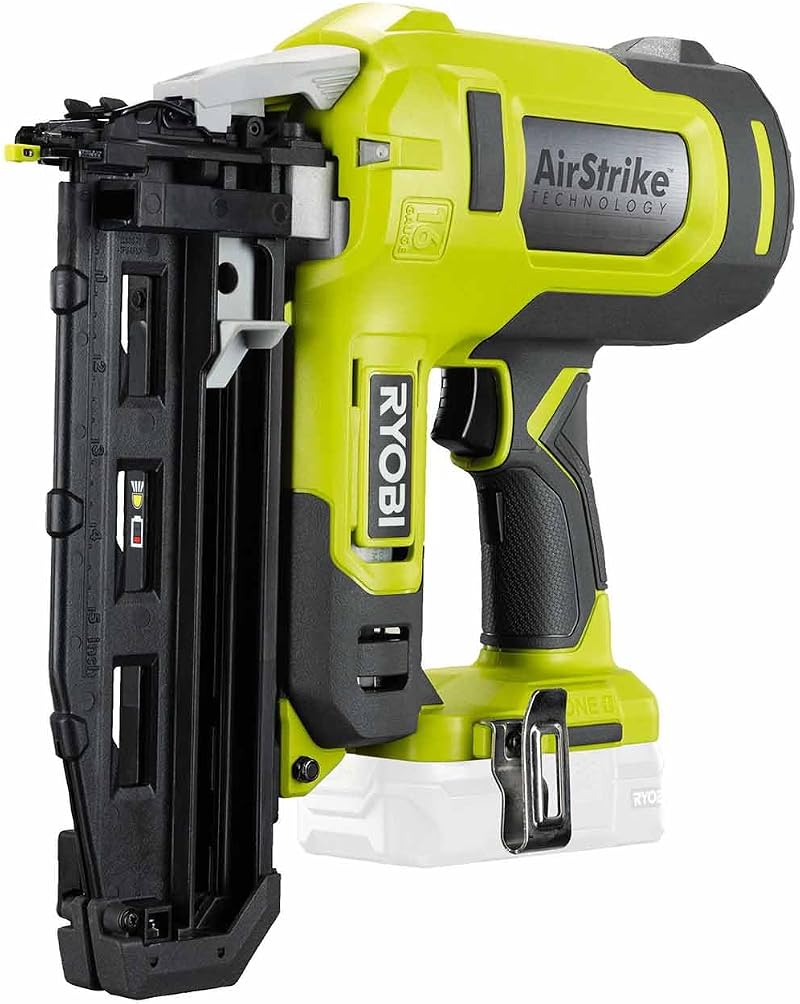 Ryobi R16GN18-0 18V ONE+ Cordless 16 Gauge Nailer Bare Tool Hyper Green