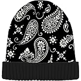 ALAZA Beanie for Women Men Winter Hat Reversible Skull Knit Cap