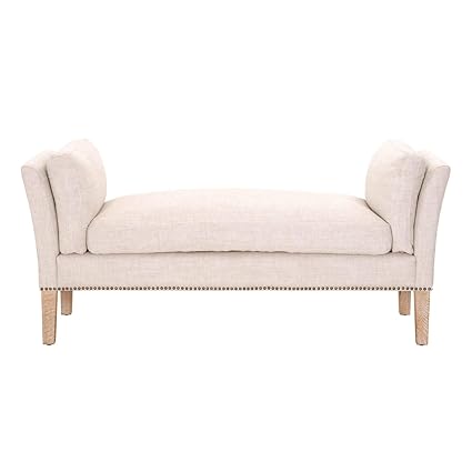 Amazon Com Benzara Bm174249 Upholstered Bench Brown Kitchen
