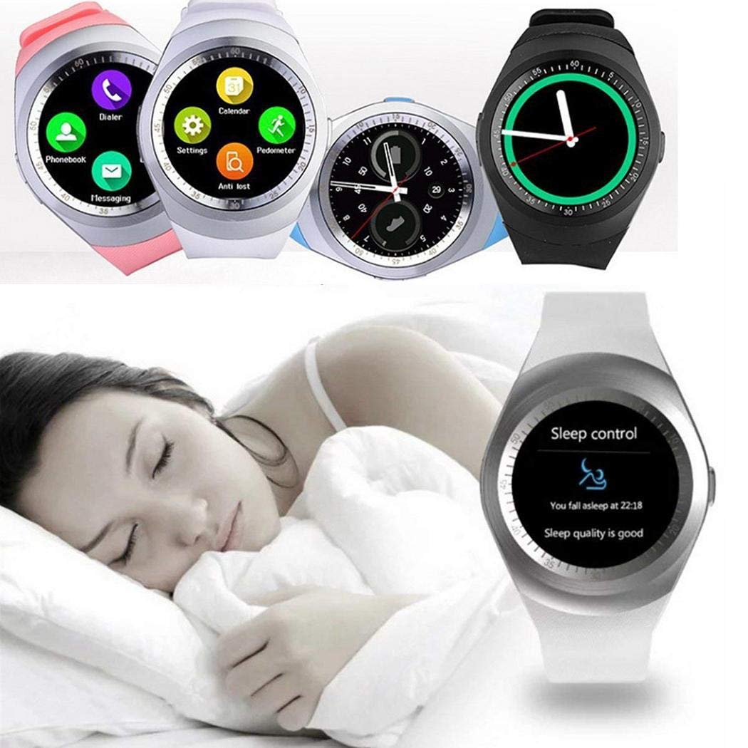 Actividad Smartwatch Monitoreo del Sueño Bluetooth Reloj Inteligente Soporte de Tarjeta SIM para Android