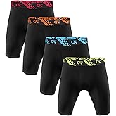 YuKaiChen Men's Soft Bamboo Fiber Underwear Long Boxer Briefs Function Fly