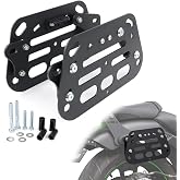 REARACE Saddlebag Support Racks Fit for Vulcan S/650 S/S VN650 2015-2025 | Aluminum+Steel, Side Carrier Pannier Rack Expands Cargo Capacity, Screws Included, Direct Install