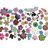 30pcs Flower Embroidery Patches Iron On Appliques(Random)