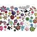 30pcs Flower Embroidery Patches Iron On Appliques(Random)