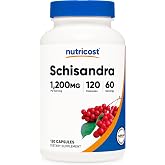 Nutricost Schisandra (1,200mg) 120 Capsules for 60 Servings Per Bottle | Schisandra Berry Fruit Supplement, Vegan, Gluten-Free, GMO-Free