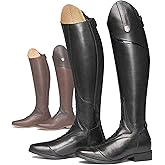 Men's Shoes Knight Horse Riding Boots(34-48), Tall Boots Equestrian, Knee High + Mid Heel (3-5cm), Back Zipper + Pointed Toe, Unisex + Slip Resistant, for Autumn,39,Black