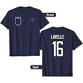 Rose Lavelle: Name & Number on Back - USWNT Soccer T-Shirt