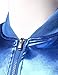JOGAL Men's Metallic Party Costume Varsity Bomber Jacket Medium Blue