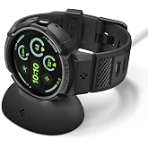 Spigen for Google Pixel Watch 5/4/3/2/1 45/41mm Band with Case | Rugged Armor Pro Durable Protective Shock Proof TPU Cover Strap [Charger Not Included]