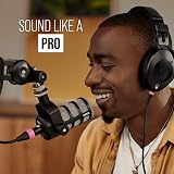 RØDE PodMic Dynamic Microphone with Integrated Swing Mount Black XLR view 6