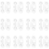 BlingKingdom 12 PCS Roller Blind Chain Connector Clips Replacement Window Beaded Pull Ball Chain Link Connector Shades Cord Fixer for 4.5 mm Roller, Roman, Vertical Blinds - Plastic