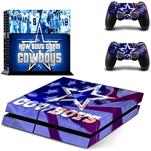 Vanknight Vinyly Cowboys Decal Skin Stickers for PS4 Playstaion 2 Controllers
