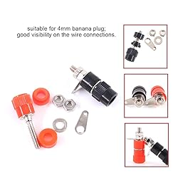 Hilitchi 40 Pcs Binding Posts Terminals 4mm Banana