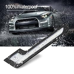 LEADTOPS 2pcs/set U Shape Car LED Daytime Running