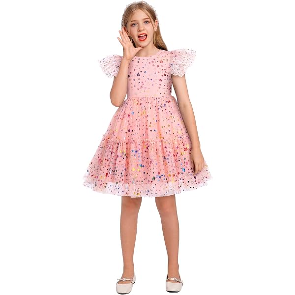 slim fit dress slacks Shooting Star Tulle Dress main image 0