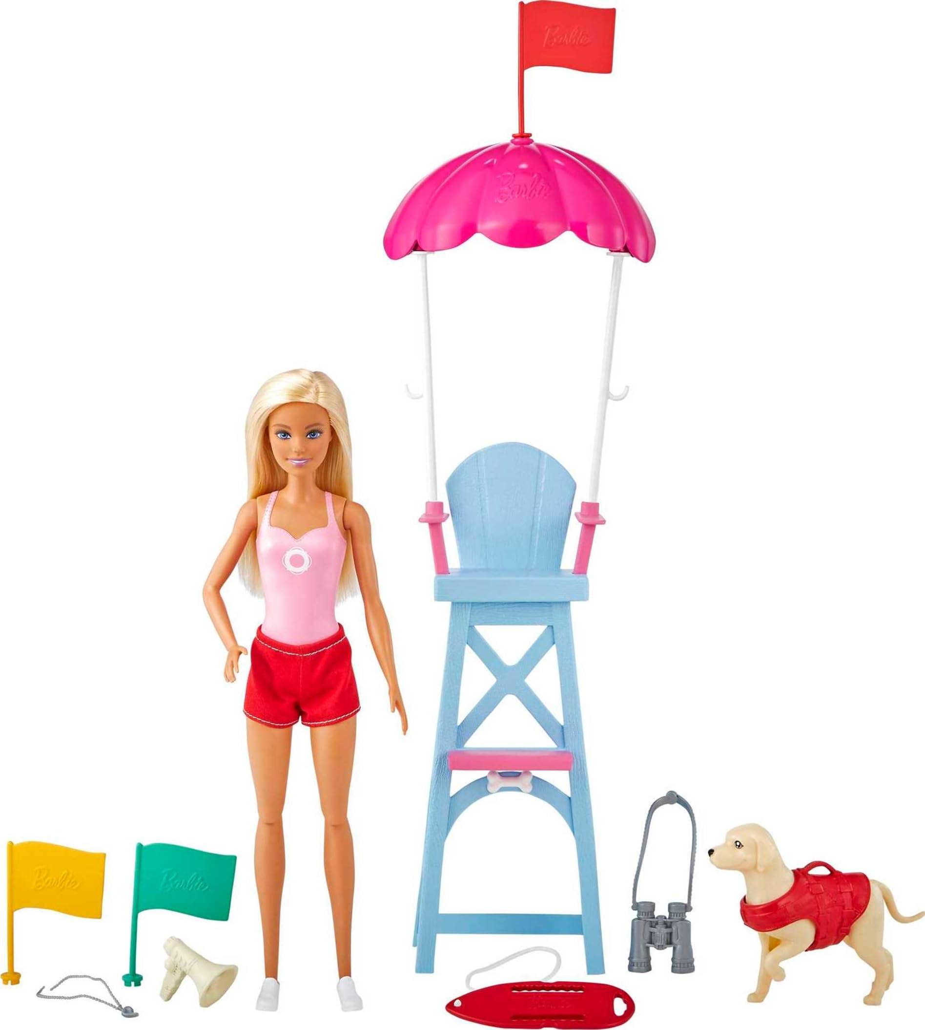 BARBIE LIFEGUARD DOLL AND PLAYSET