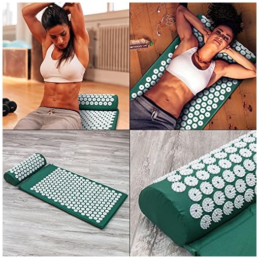 Sivan Back and Neck Pain Relief Acupressure Mat and Pillow Set, Chronic Back Pain Treatment - Relieves Your Stress of… - Image 6