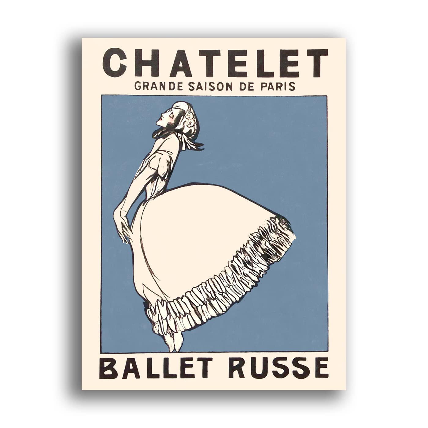 The Spectre of the Rose Ballets Russes 1911 Poster Dance Poster