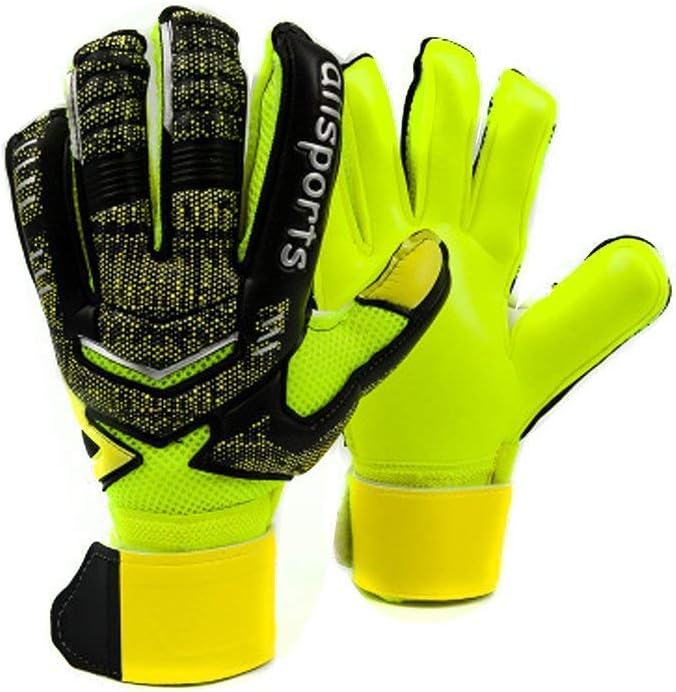 Goalie Goalkeeper Gloves with Pro Fingersaves, Strong Grip for The Toughest Saves, Protection to Prevent Injuries, Fit Match Training, Adult, Youth