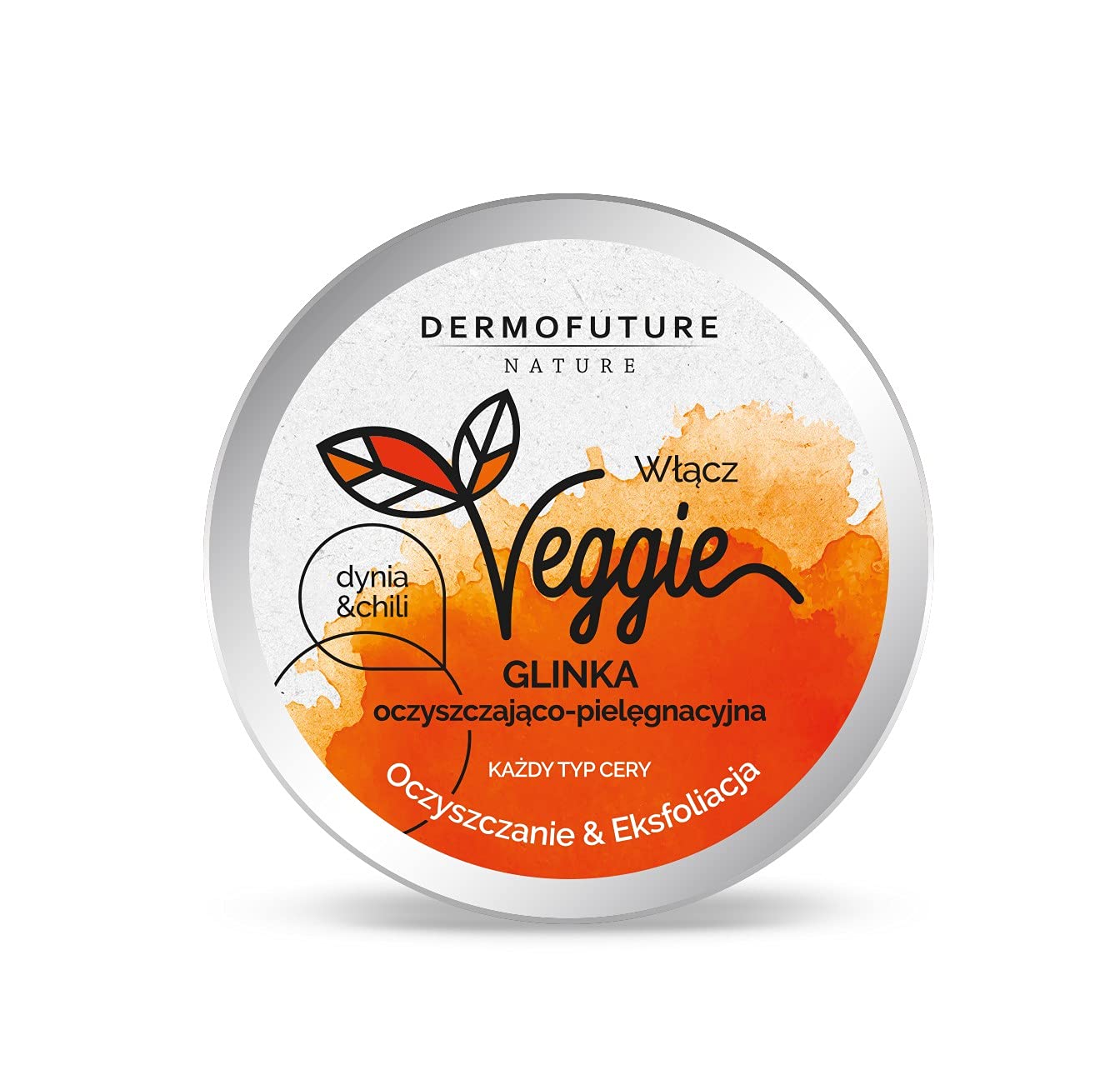 Dermofuture Nature veggie cleansing paste pumpkin and chili, each skin type 150 ml