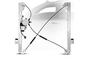 YHTAUTO Front Passenger Side Power Window Regulator with 2-Pin Motor Assembly Compatible with Chevy Silverado 1500 2500 3500, Tahoe & GMC Sierra, Yukon & Cadillac Escalade EXT ESV