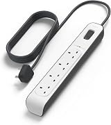 Belkin 4 Way 4 Plug 2 m Surge Protection Extension Lead White