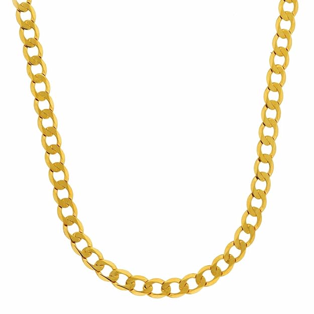 HOPLO 3,1 mm 333 Gold Panzerkette facettiert Goldkette 8 kt Massiv Gold 19-70 cm