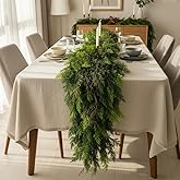 TentoWhan 9ft Christmas Real Touch Garlands with Withered Branches,Suitable for Gifting,Artificial Cedar Pine Garland for Christmas Decorations Home Indoor Stairs Table Fireplace Outdoor Holiday