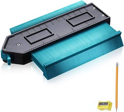 Mohoo Jauge De Contour Copieur De Contour Verrouillable Jauge De Profile Contour Duplication Gauge Copieur De Profil Pour Conduits Tuyaux De Bobinage Cadres Circulaires 130mmx103mmx21mm Amazon Fr Bricolage