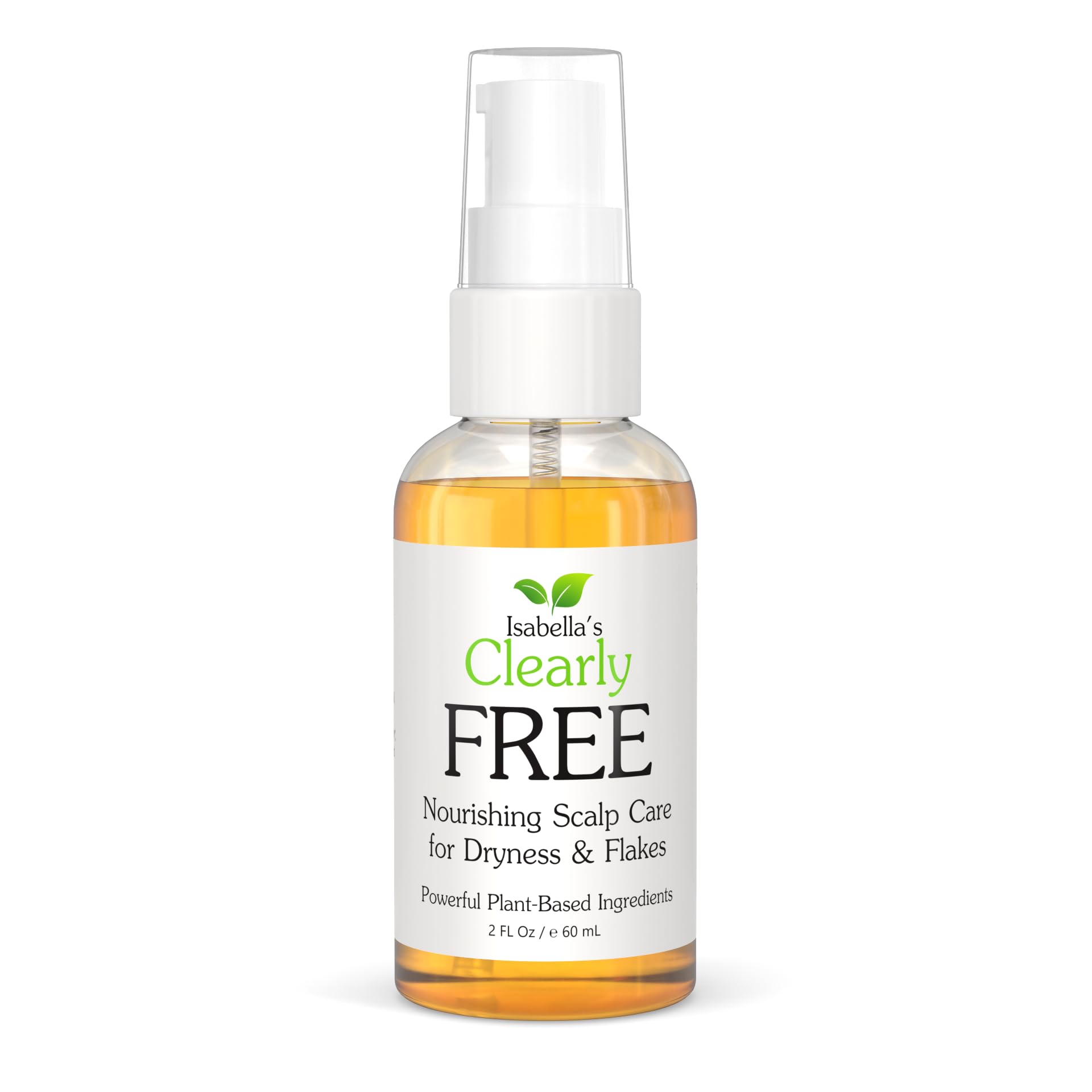 Isabella’s Clearly FREE, Best Natural Anti Dandruff Oil, Itch Relief for Dry Itchy Flaking Scalp with Jojoba, Cedarwood, Manuka, Tea Tree Oils.