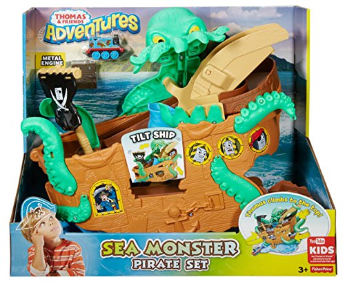 Fisher-Price Thomas & Friends Adventures Sea Monster Pirate Set