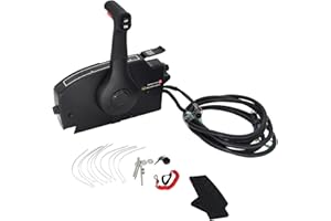 Notonparts 881170A15 Side Mount Remote Control Box 8 Pin with 15ft. Harness Compatible with Mercury Mariner Outboard Engine, Right Hand