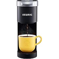 Keurig K-Mini Single Serve K-Cup Pod Coffee Maker, Made From At Least 20% Recycled Plastic, Matte Black