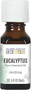 Aura Cacia Pure Essential Oil, Eucalyptus, 0.5 Fluid Ounce