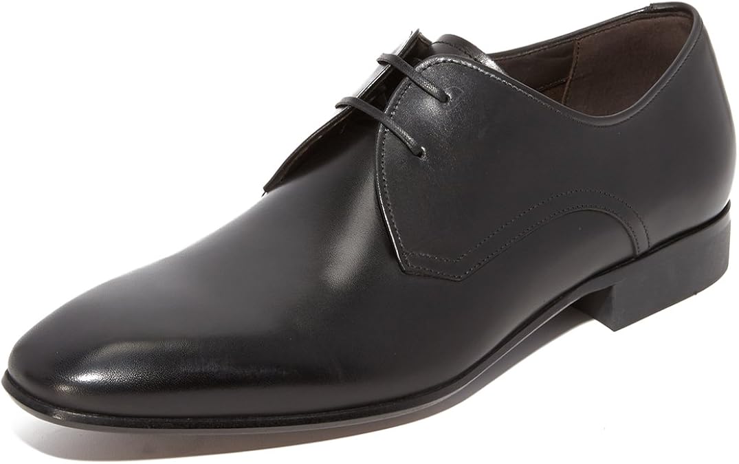 plain toe derby black
