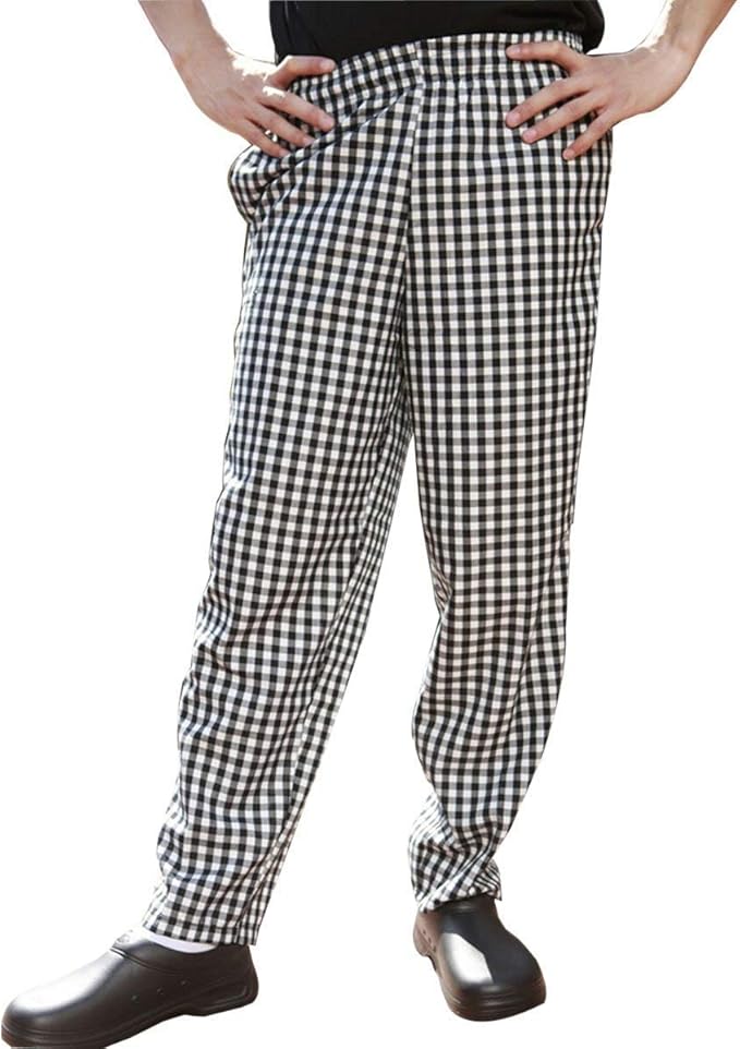 Men's Pants Long Spring Autumn Cotton Chef Pants Uniform Chef Clothing