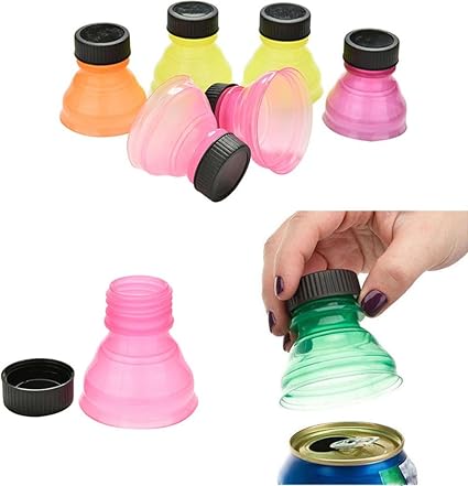 Wiederverschliessbarer Einzelverpackung Kann Deckel Kemilove 6pcs Soda Saver Pop Bier Getrankedose Gap Flip Flasche Deckel Displayschutzfolie Zum Aufstecken Amazon De Kuche Haushalt