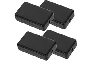 SHINEOFI 4pcs Plastic Cable Junction Boxes Electrical Project Enclosures for Outdoor LED Lighting Landscape