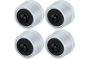 Zreneyfex 4 Pack Wheel Center Caps Grease Covers, 1.98" Posi-Lube Relube Grease/Dust Cap Cover Cup with Rubber Plugs, for The
