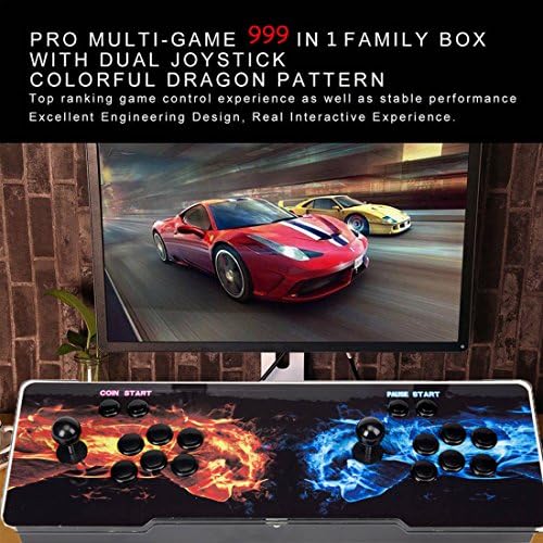 AFUT Double Joystick and Buttons Arcade Game Console - Classic Games Machine - 2 Players Pandora's Box 5S For Arcade Joystick PC & TV VGA HDMI Output