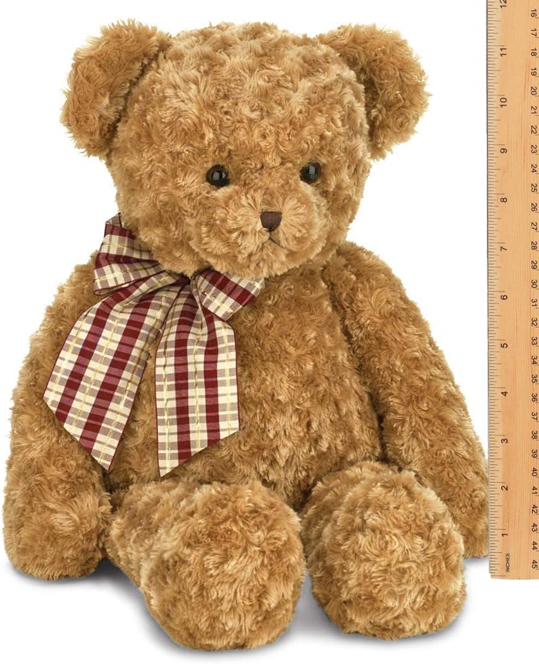 Bearington Wuggles Brown Plush Stuffed Animal Teddy Bear, 18 inches: Toys & Games