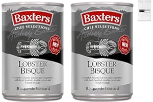 VALUBNDL: Baxters Luxury Lobster Bisque (2 Pack) – 400g Cans – British Gourmet Seafood Soup with Brandy & Cream – VALUBNDL Si