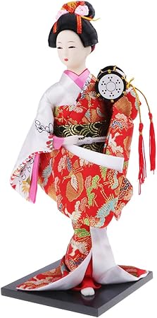 Amazon 芸人 踊り子の人形 和風ドール 綺麗 伝統文化 クラシック 外国人友達へのギフト 装飾 記念品 全7種選べ 1 博多人形 おもちゃ
