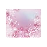 Light Pink Durable Rectangle Mousepad,Magical Hazy