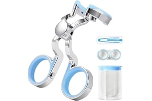 JARCOE Contact Lenses Wearing Aids, Contact Lens Eyelid Stretcher, Contacts Lens Helper, Enhanced Comfort and Precision, Easy to Clean and Carry, Ergonomically Designed Blue