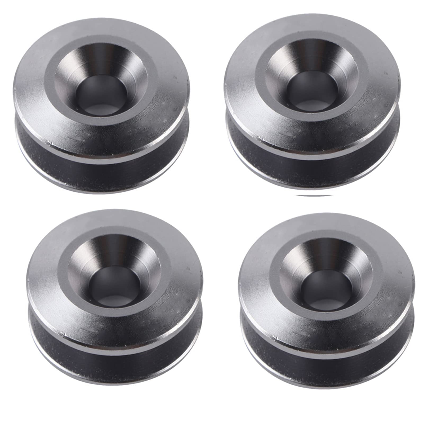 Cocoarm Aluminum Alloy Engine Bumper Screw Kit with Quick Release to Improve Engine Appearance (Gray)