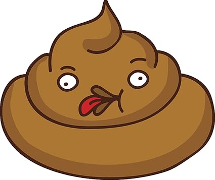 Amazon Com Divine Designs Silly Funny Kawaii Poop Poo Cartoon