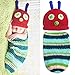 FuzzyGreen Pretty Unisex Caterpilla Design Crochet Knitted Photography Baby Outfits